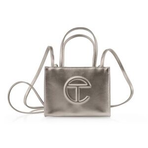 SOLD!  Bronze TELFAR small/mini GENTLY USED